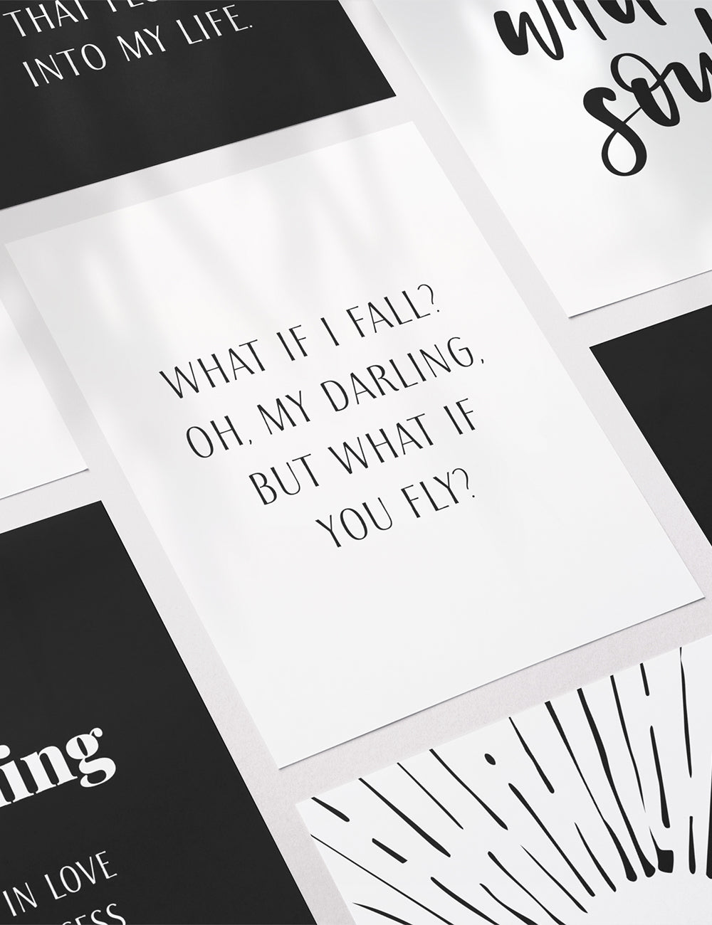 Vision Board Printables | Printable Vision Board Kit | Printable Affirmation Cards | Insprational & Motivational Quotes | Printable Quotes | Printable Journal & Planner Cards | 3.5x5 | 3x4 | 2x3 | PDF + JPEG | Planner Printables | Planner Accessories | Black and White | Clean Design | Minimal Aesthetic