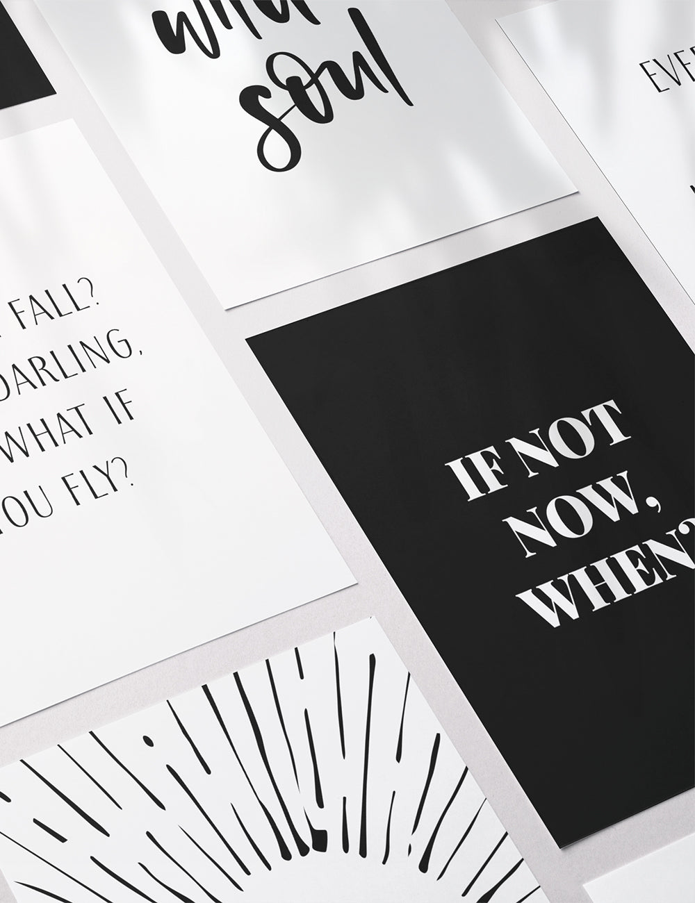 Vision Board Printables | Printable Vision Board Kit | Printable Affirmation Cards | Insprational & Motivational Quotes | Printable Quotes | Printable Journal & Planner Cards | 3.5x5 | 3x4 | 2x3 | PDF + JPEG | Planner Printables | Planner Accessories | Black and White | Clean Design | Minimal Aesthetic