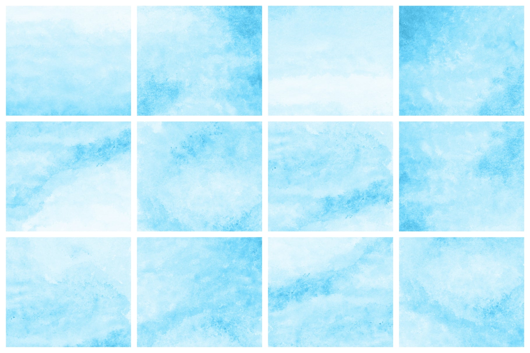 Watercolor Texture Backgrounds 01 Bright Blue Watercolor Textures