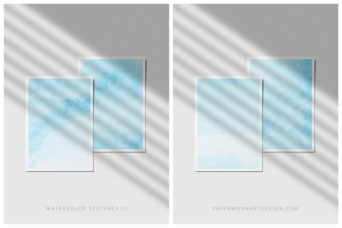 Watercolor Texture Backgrounds 01 Bright Blue Watercolor Textures