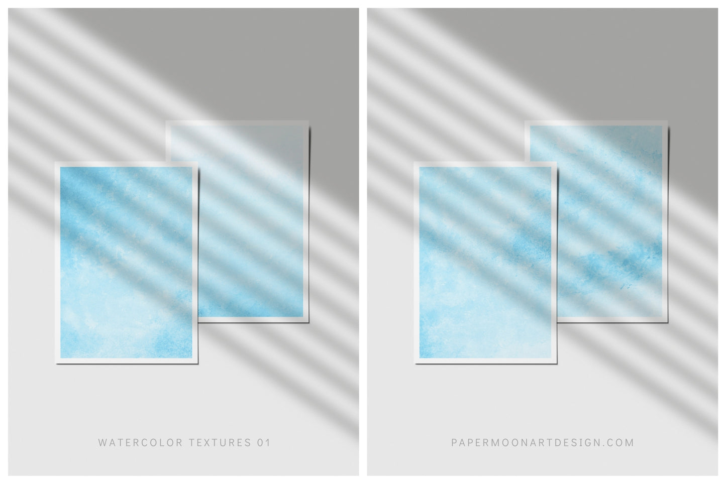Watercolor Texture Backgrounds 01 Bright Blue Watercolor Textures