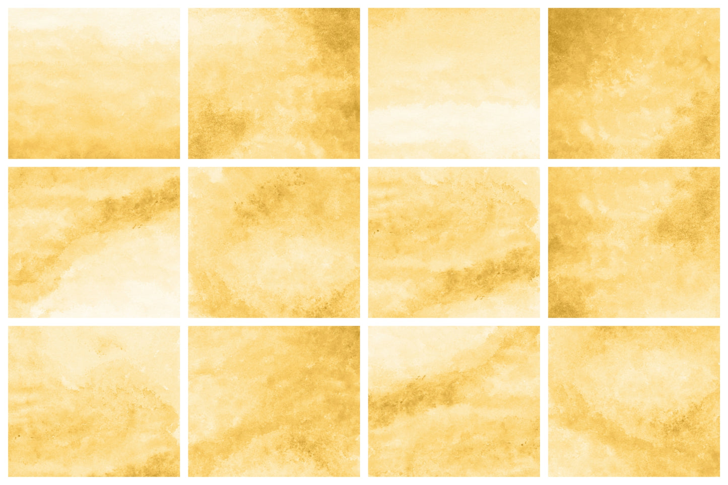 Watercolor Texture Backgrounds 01 Yellow Gold Watercolor Textures