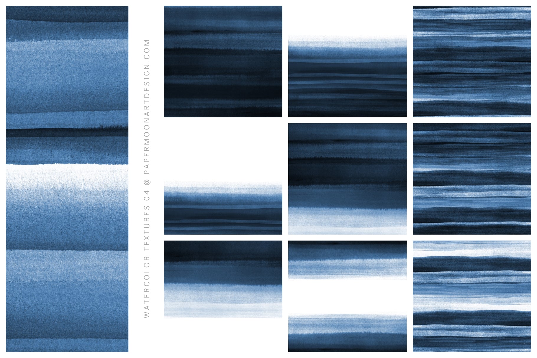 Watercolor Texture Backgrounds 04 Navy Blue Watercolor Textures
