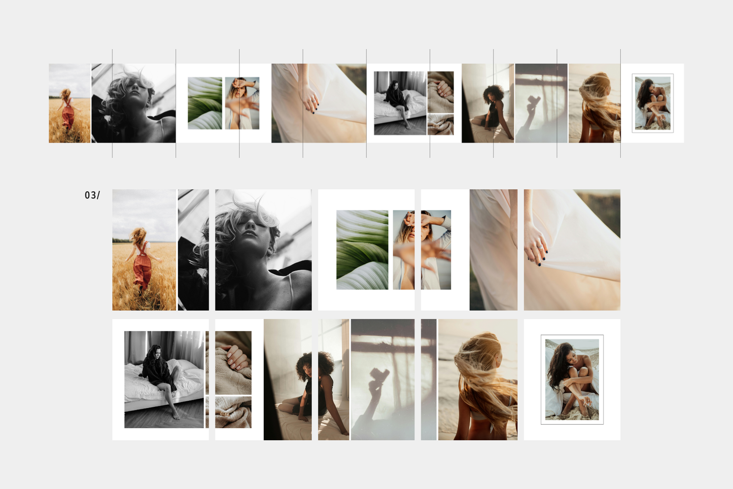Instagram Photo Carousel Canva Templates Bundle | Fashion, Lifestyle & Travel Photography