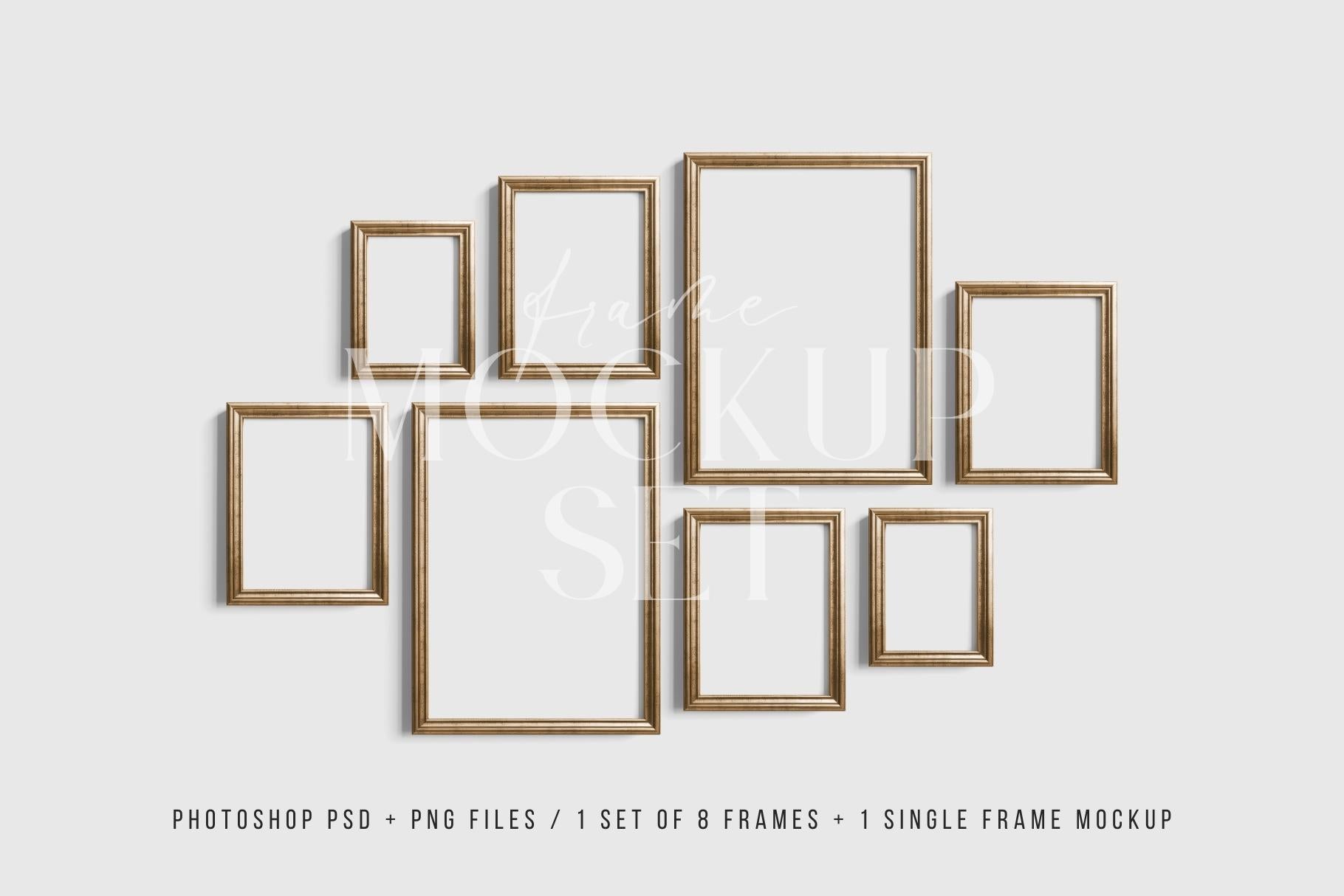 Gold Frame Psd