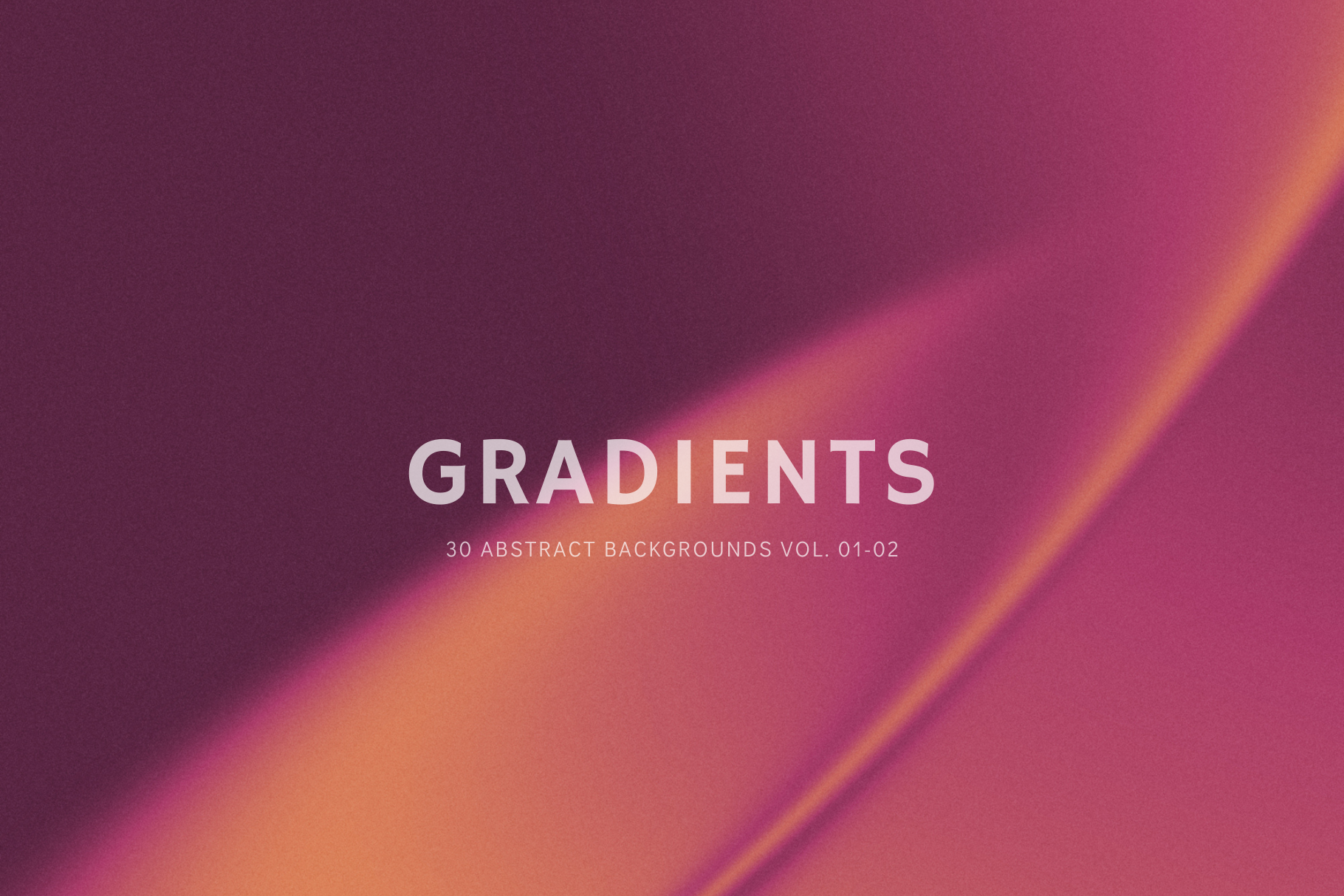Modern abstract gradient blur backgrounds. Flowing, wavy designs in magenta, pink, rose, and orange.