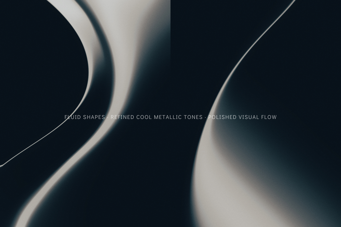 30 cool metallic gradient blur backgrounds with flowing, wavy designs. Abstract design with fluid shapes and cool metallic tones.
