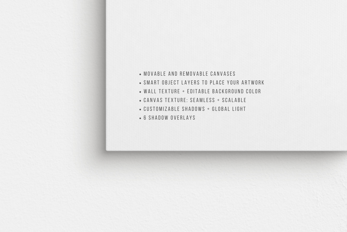 Canvas Mockup 3:4 Portrait Set of 3 Canvases | Unframed Art Canvas Mockup | Vertical Canvas Mockup Template PSD | Front View