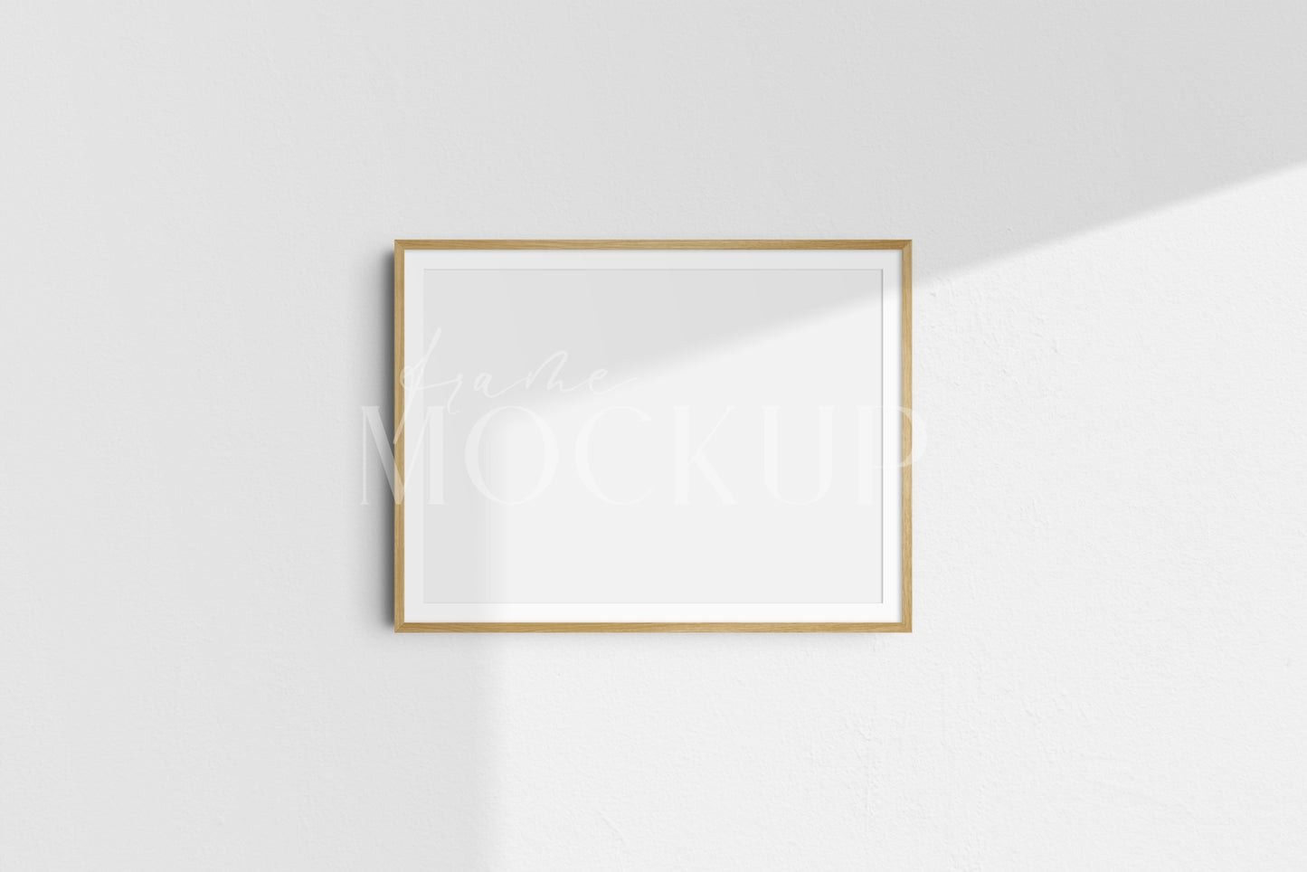 Frame Mockup 4:3 3:4 Landscape Horizontal Wooden Frame Mockup Kit PSD