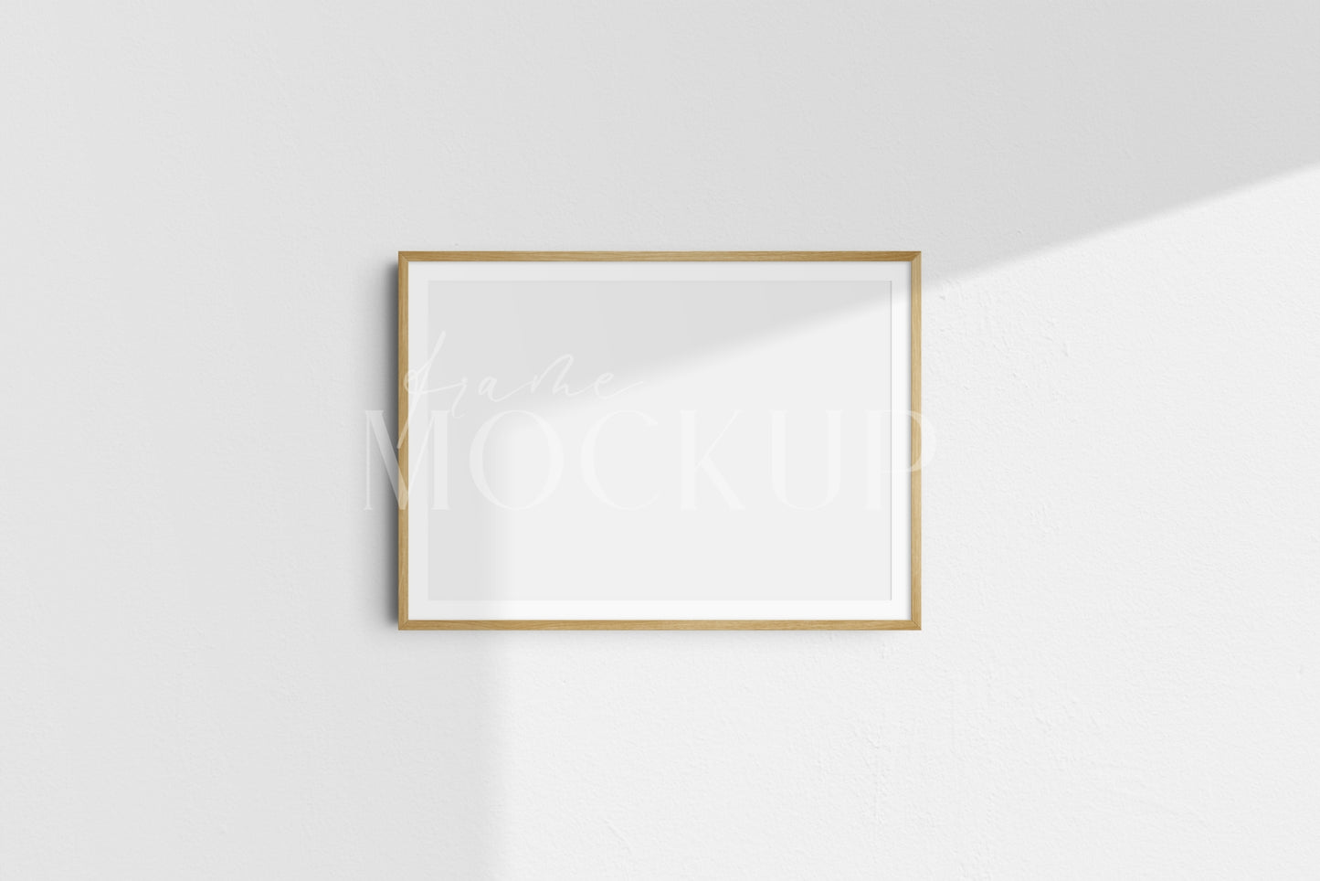 Frame Mockup 7:5 5:7 A4 A3 A2 Landscape Horizontal Wooden Frame Mockup Kit PSD