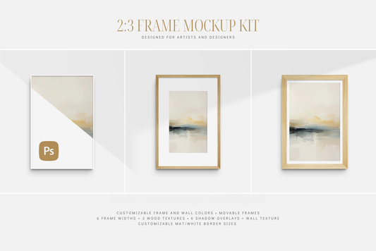 Frame Mockup 2:3 Portrait