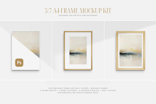 Frame Mockup 5:7 (A4) Portrait