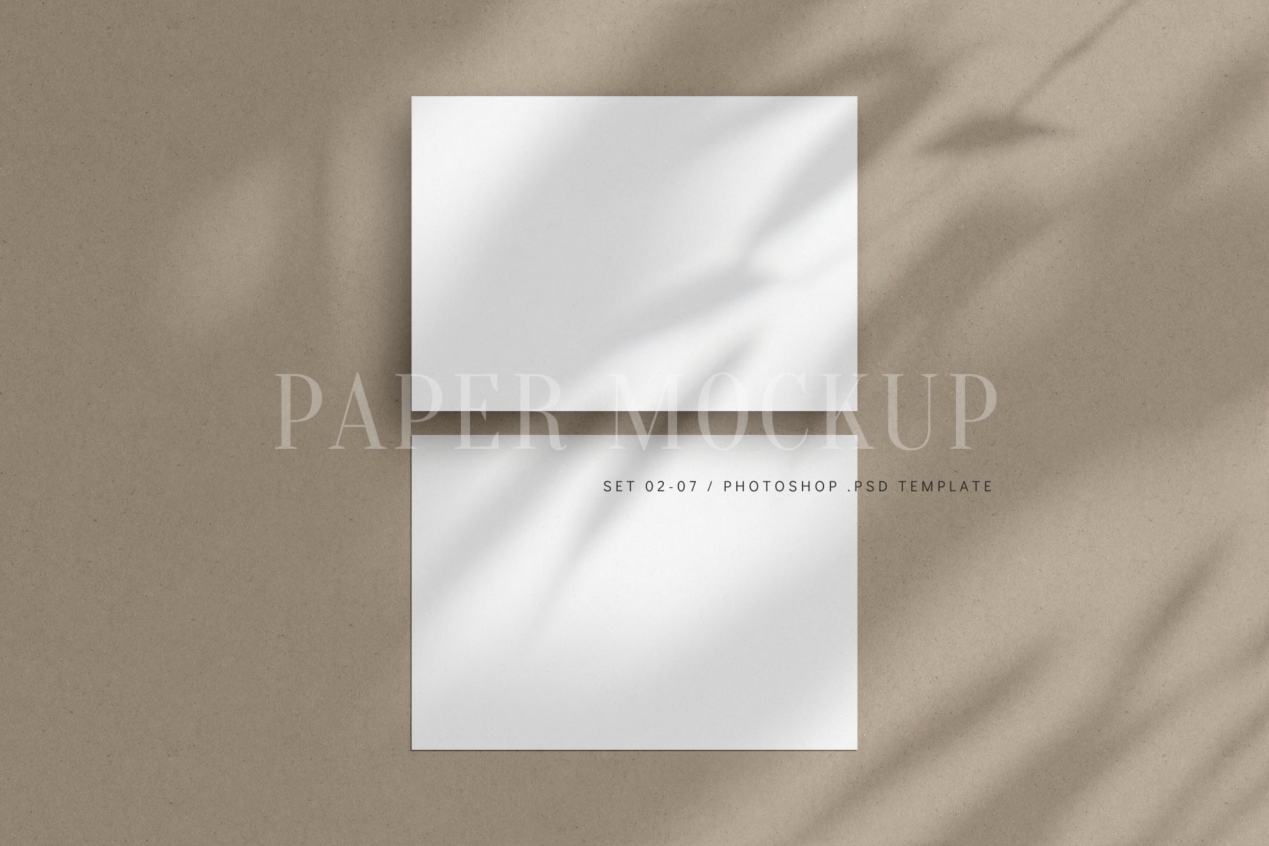 Horizontal A4 Flyer Mockup | A4 Landscape | A4 Paper Mockup Set | PSD ...