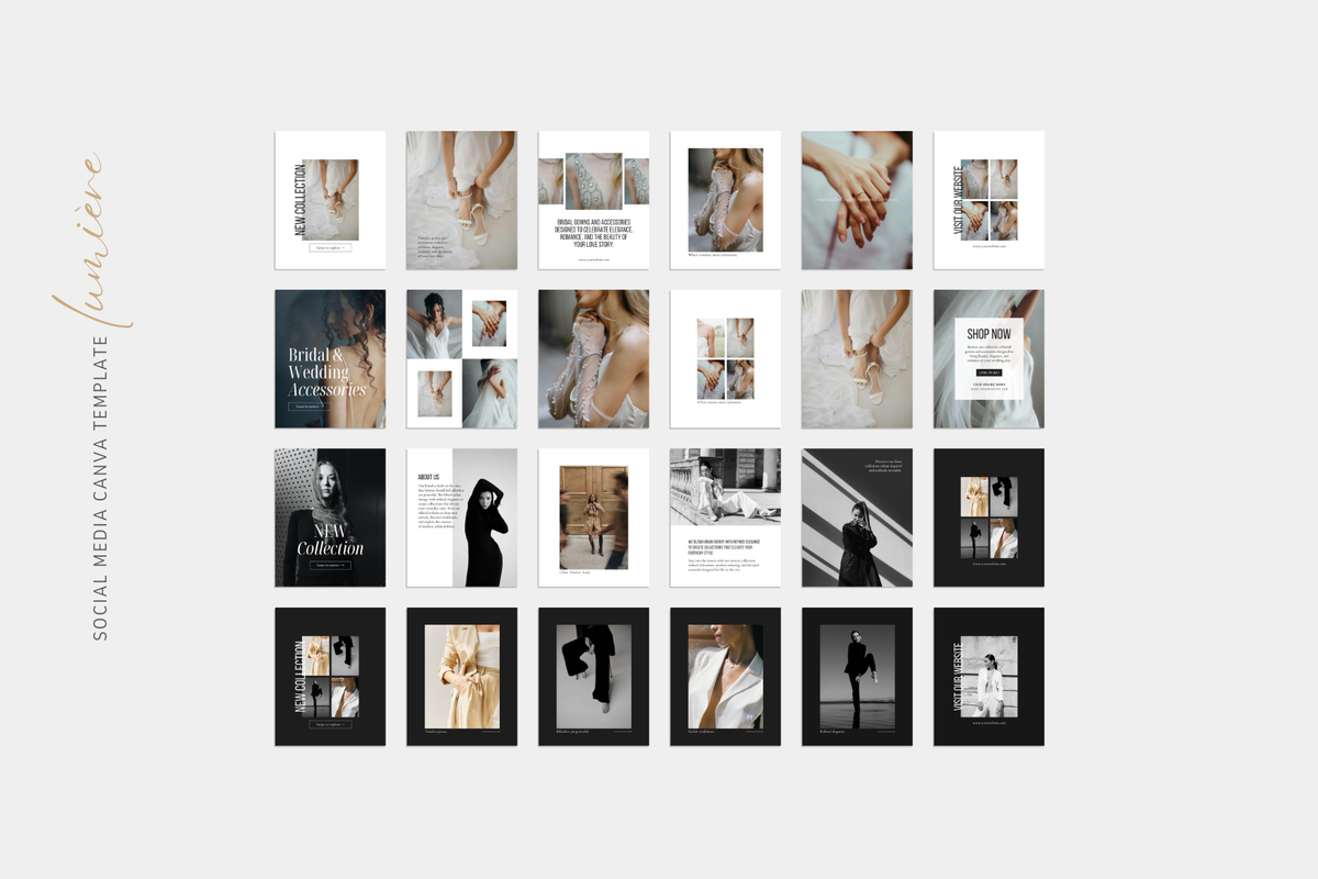MIX 01 Instagram Carousel Canva Templates for Content Creators | Photography, Storytelling & Education