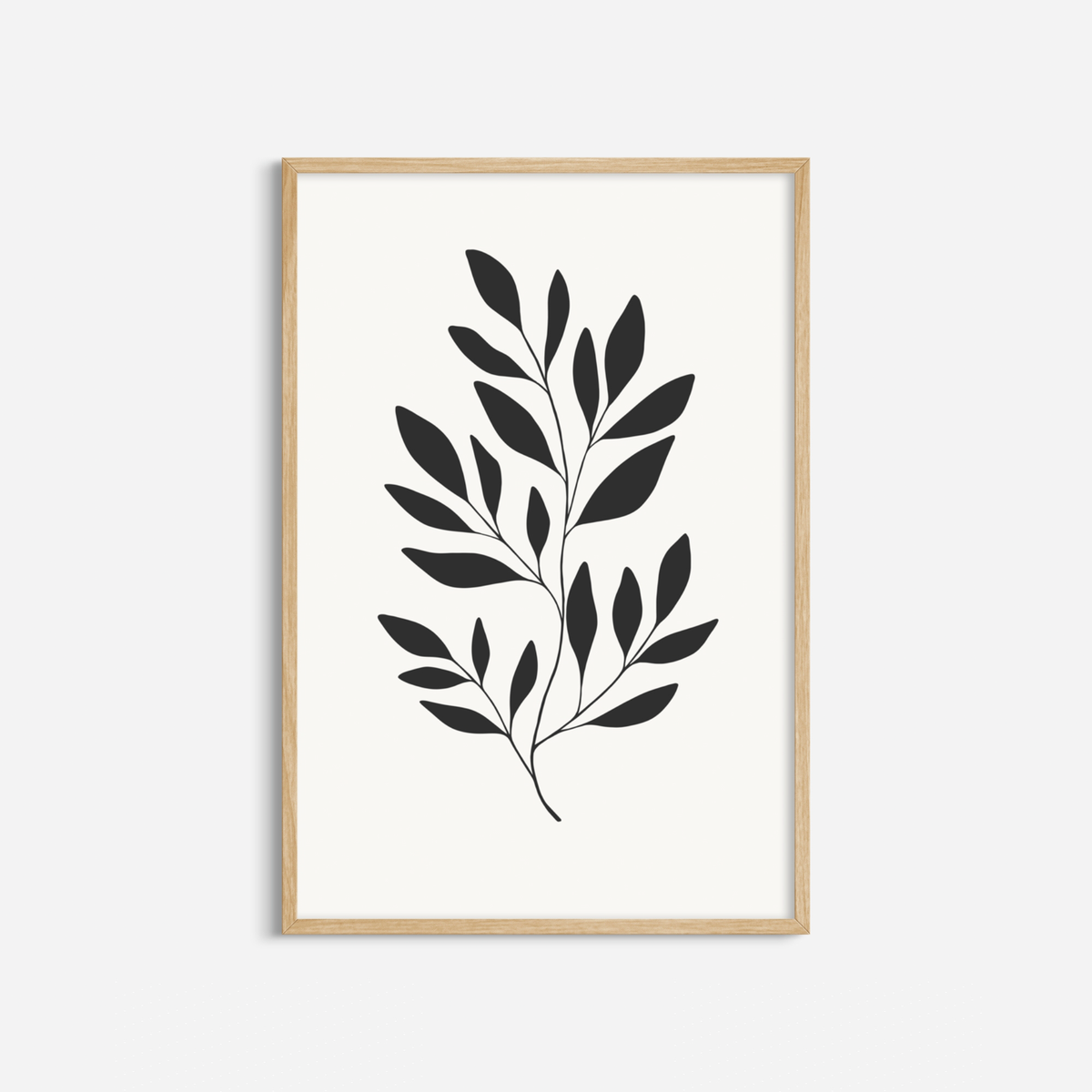Printable Botanical Wall Art. Neutral Leaf Art Set of 2 Prints. – PAPER ...