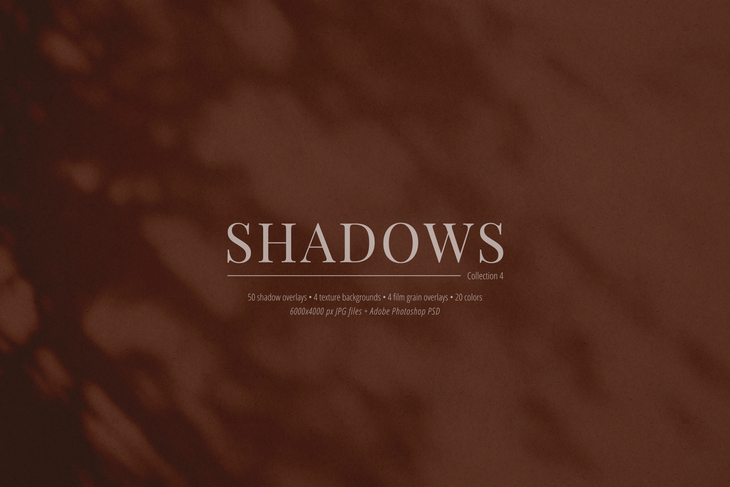 50 Shadow Overlays 04 Windows, Blinds, Botanical, Plants, Leaves, Branches - Aesthetic Abstract Backgrounds