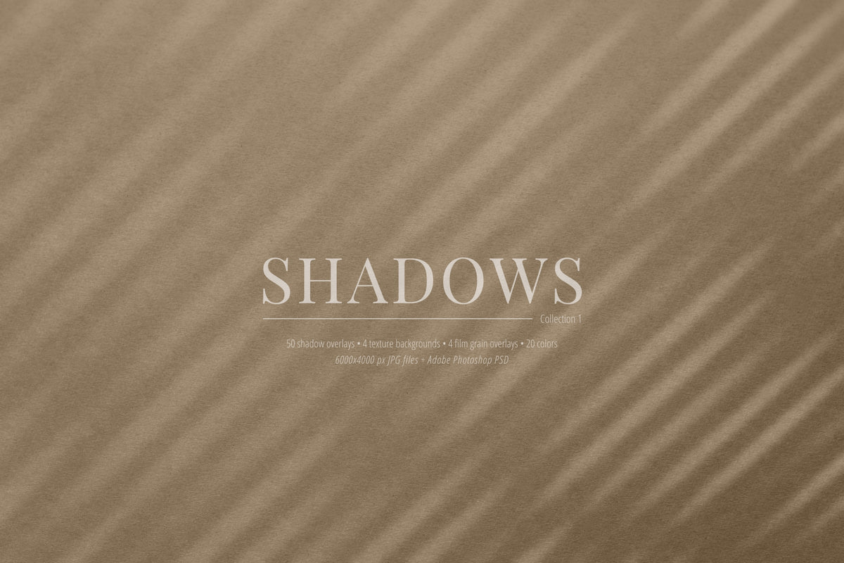 50 Shadow Overlays 01 Aesthetic Abstract Backgrounds – PAPER MOON Art ...