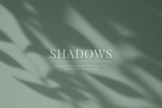 30 SHADOW OVERLAYS 03 Botanical Shadows Plants Branches Leaves