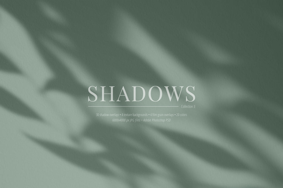 30 Shadow Overlays 03 Botanical Shadows Plants Branches Leaves – PAPER ...