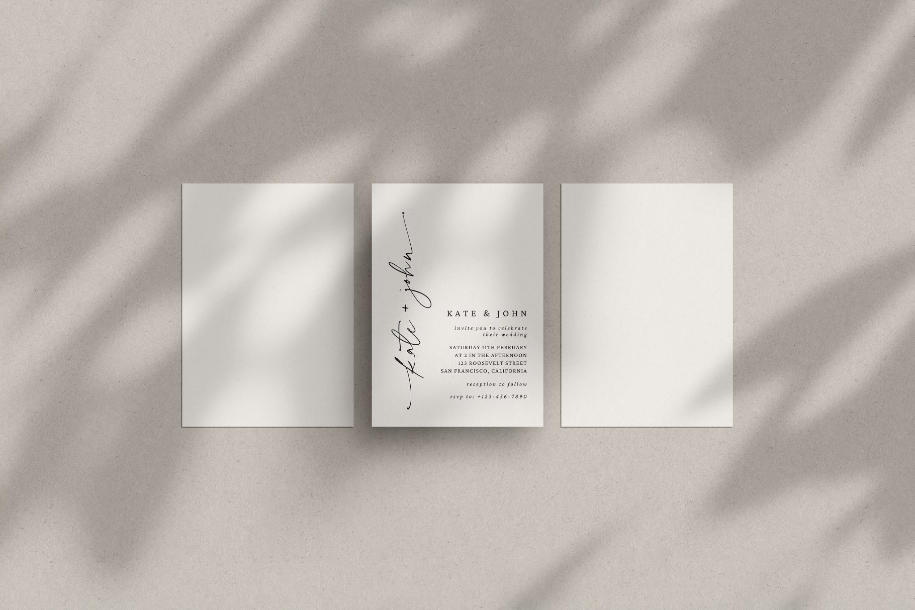 Vertical A5 Card Mockup Set | A5 Portrait | A5 Paper Mockup Set | PSD ...