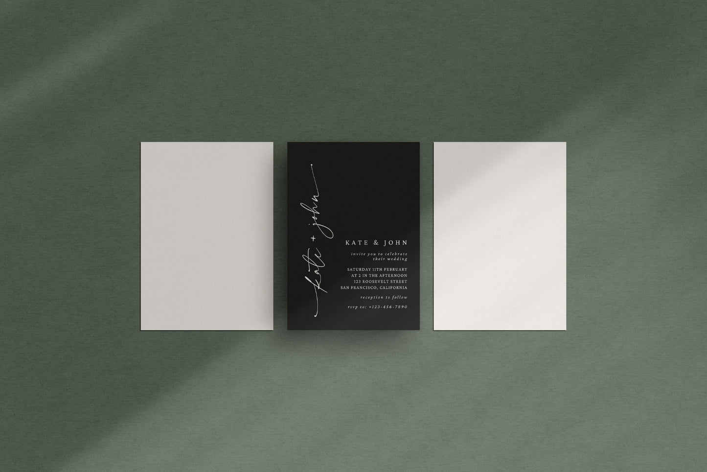 Vertical A5 Card Mockup Set | A5 Portrait | A5 Paper Mockup Set | PSD