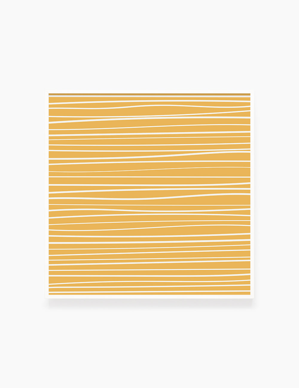WAVY LINES. YELLOW. Minimalist. Abstract. Boho Art. Printable Wall Art Illustration. - PAPER MOON Art & Design