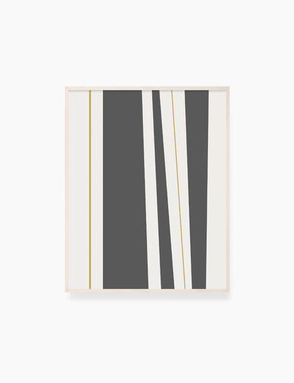 ABSTRACT MINIMAL LINES AND STRIPES. Printable Wall Art Illustration. Stripes and lines in dark grey, dull orange, and beige. Abstract art. Minimal design. Geometric print. Minimalist, abstract illustration art. Printable poster. | PAPER MOON Art & Design