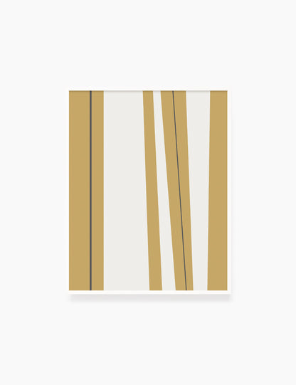 ABSTRACT MINIMAL LINES AND STRIPES. Printable Wall Art Illustration. Stripes and lines in dull orange, beige, and dark grey. Abstract art. Minimal design. Geometric print. Minimalist, abstract illustration art. Printable poster. | PAPER MOON Art & Design