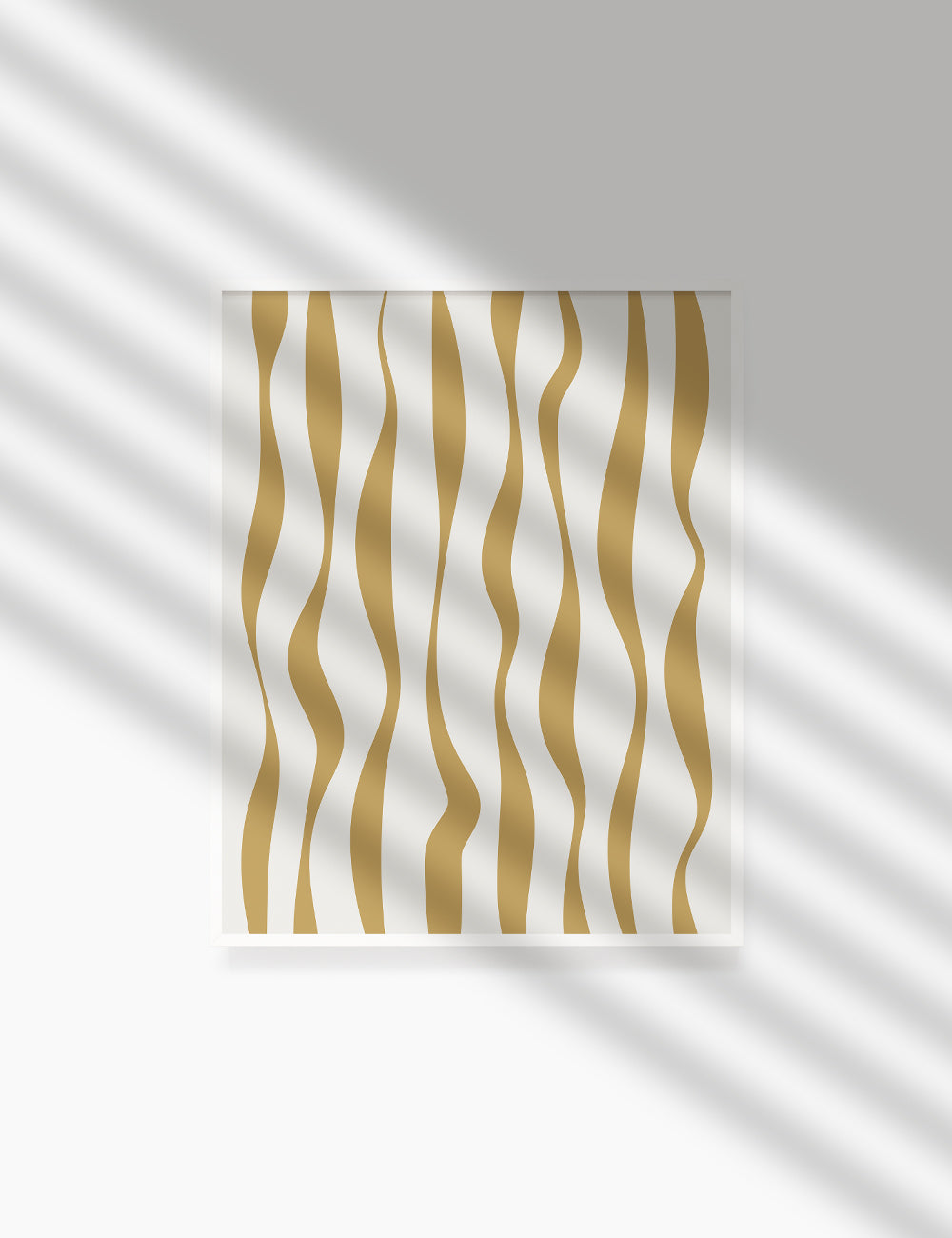 ABSTRACT MINIMAL WAVY LINES. Boho Art Print. Printable Wall Art Illustration. Wavy lines in dull orange and beige. Abstract art. Minimal design. Minimalist, abstract illustration art. Printable poster. | PAPER MOON Art & Design