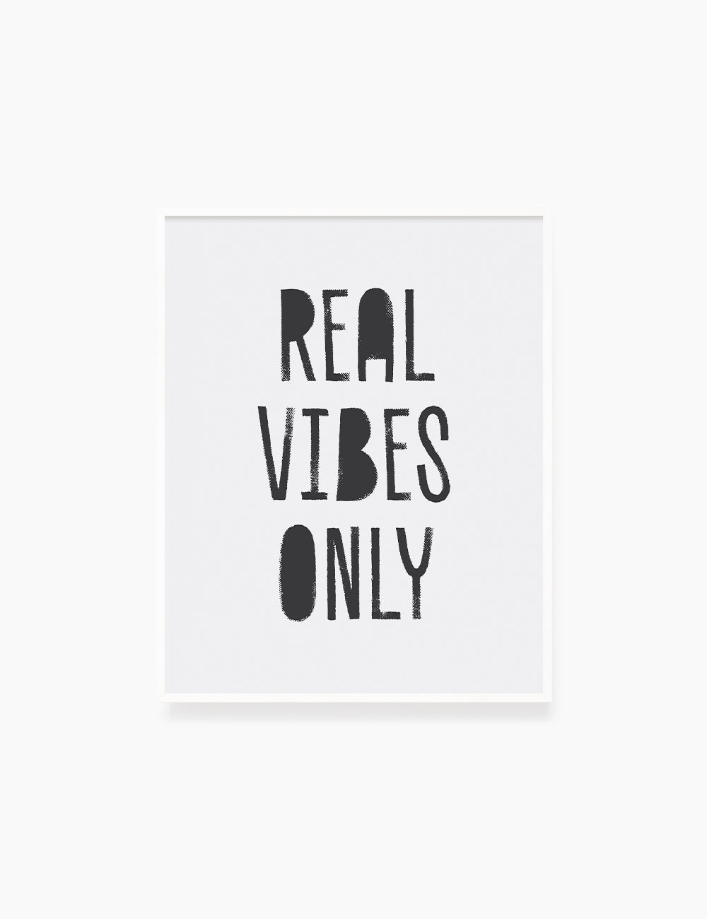 REAL VIBES ONLY. Authenticity Quote. Printable Poster. Printable Wall Art Quote. - PAPER MOON Art & Design