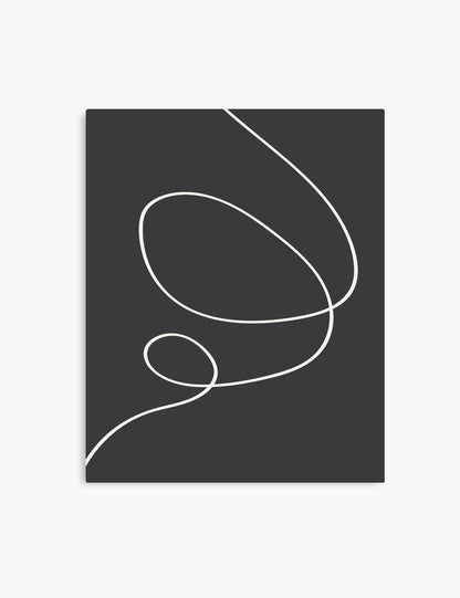 MINIMAL LINE ART. Abstract. Boho. Black and White. Printable Wall Art Illustration. - PAPER MOON Art & Design