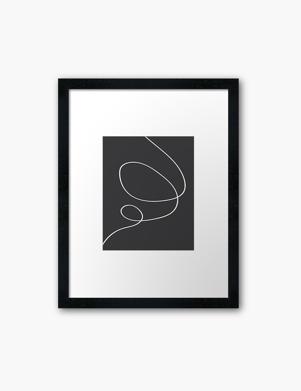 MINIMAL LINE ART. Abstract. Boho. Black and White. Printable Wall Art Illustration. - PAPER MOON Art & Design