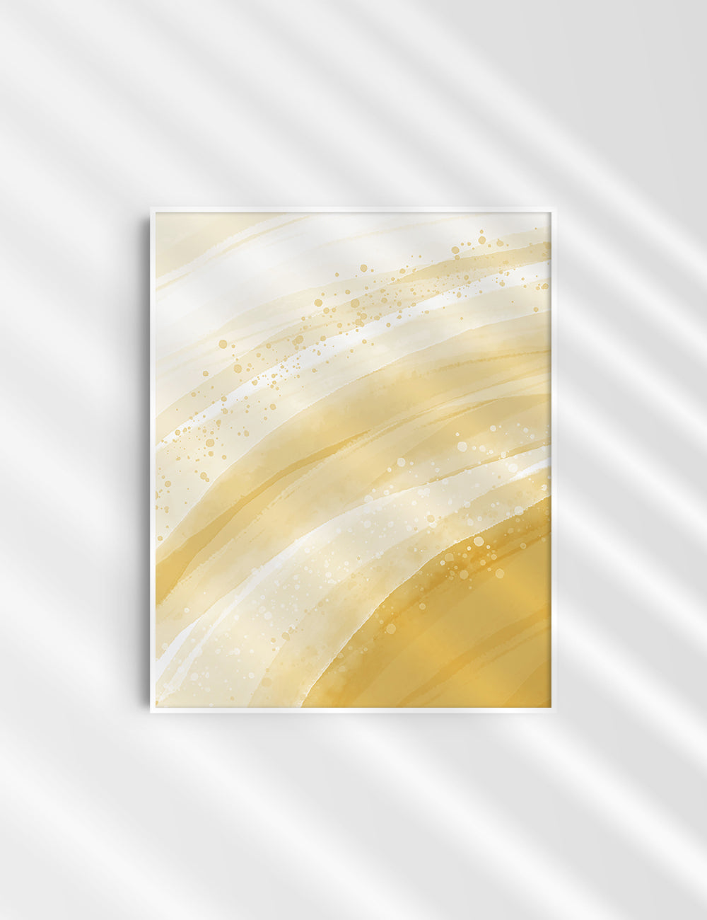 WATERCOLOR ABSTRACT. Yellow Aesthetic. Abstract Watercolor Painting. Printable Wall Art. - PAPER MOON Art & Design