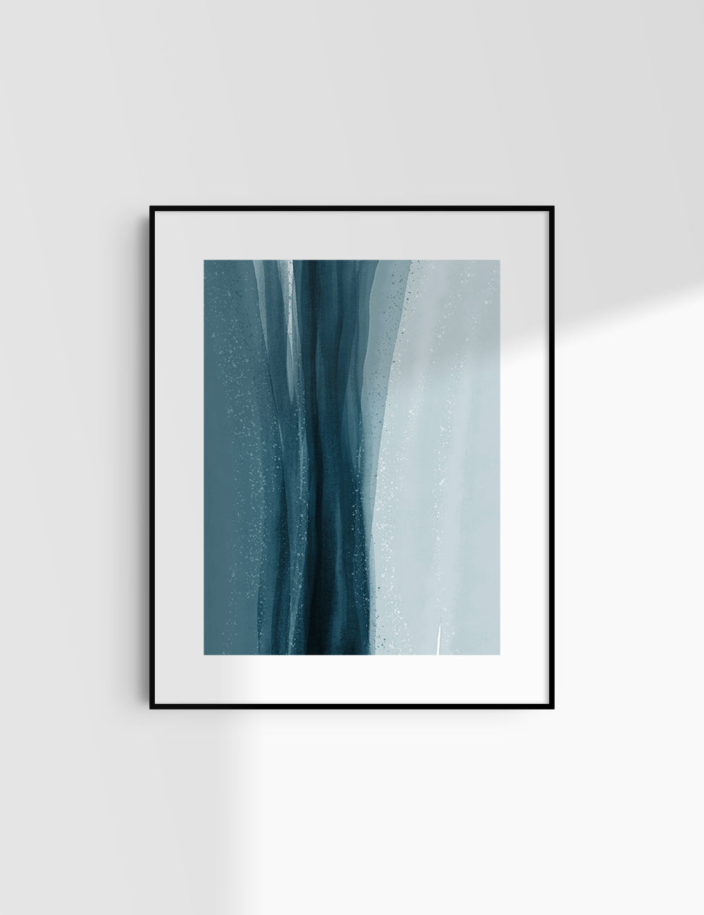 WATERCOLOR ABSTRACT. Blue Aesthetic. Abstract Watercolor Painting. Printable Wall Art. - PAPER MOON Art & Design