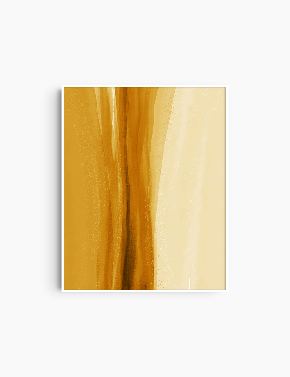WATERCOLOR ABSTRACT. Yellow Gold Aesthetic. Abstract Watercolor Painting. Printable Wall Art. - PAPER MOON Art & Design