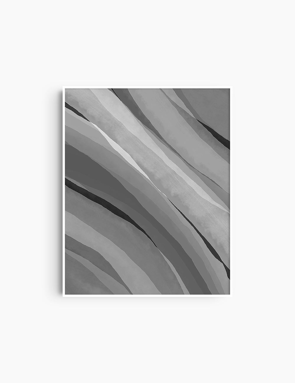 WATERCOLOR ABSTRACT. Shades of Grey. Aesthetic. Minimalist. Abstract Watercolor Painting. Printable Wall Art. - PAPER MOON Art & Design