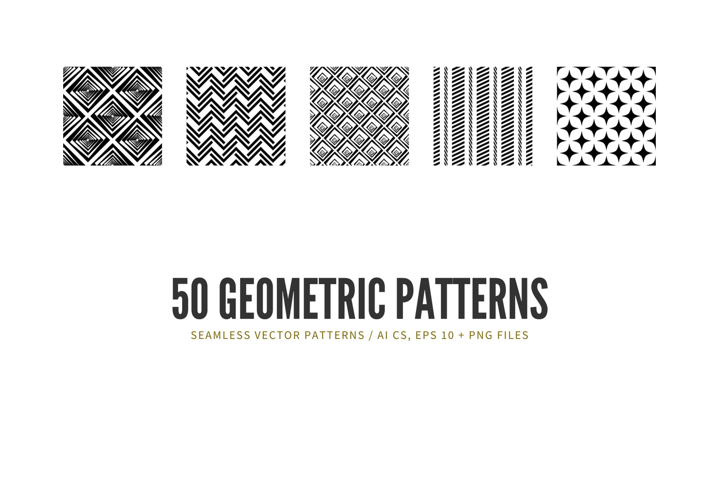 Geometric Patterns 01 Seamless Geometric Vector Patterns