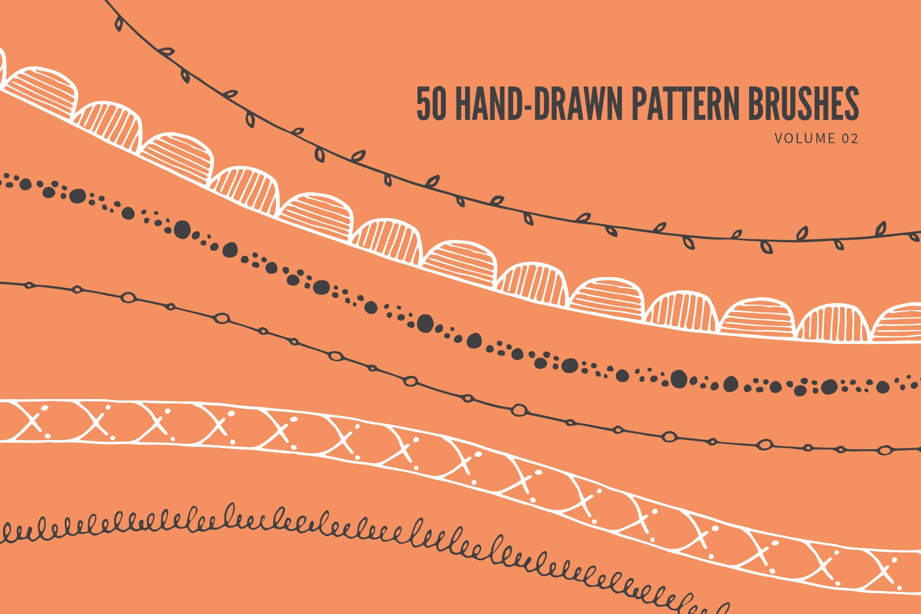 Illustrator Pattern Brushes: Abstract, Geometric, Tribal, Boho, Floral ...