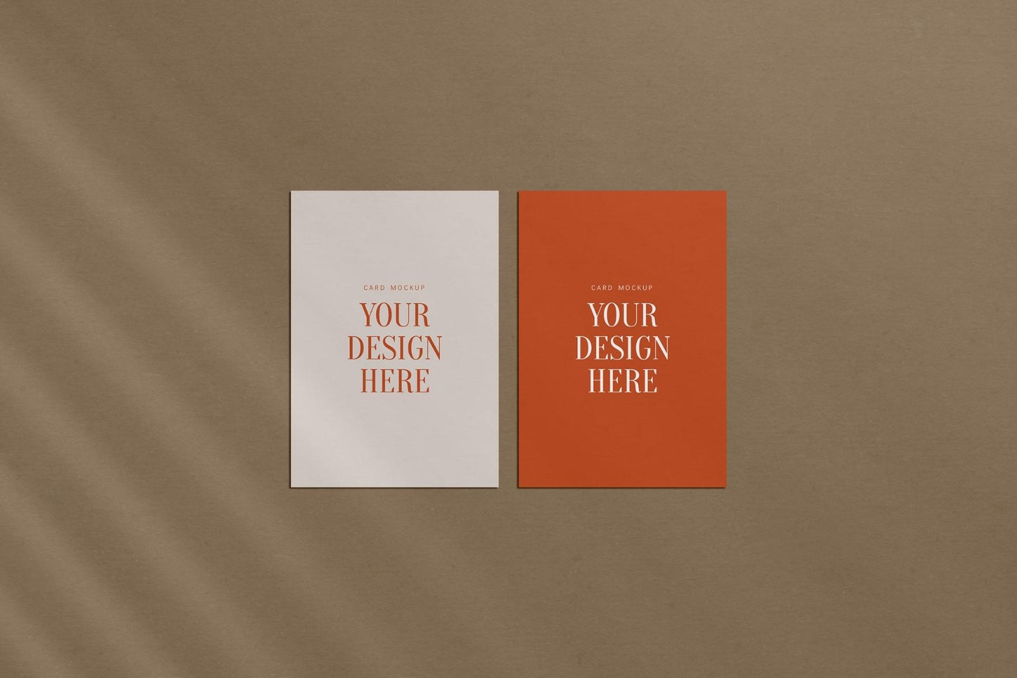 PAPER MOCKUP SET #3 | 3.5x5 Card Mockup | PSD Mockup