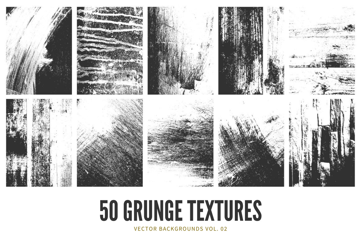 Vector Grunge Texture Backgrounds 02 Grungy Distressed Vector Illustrations