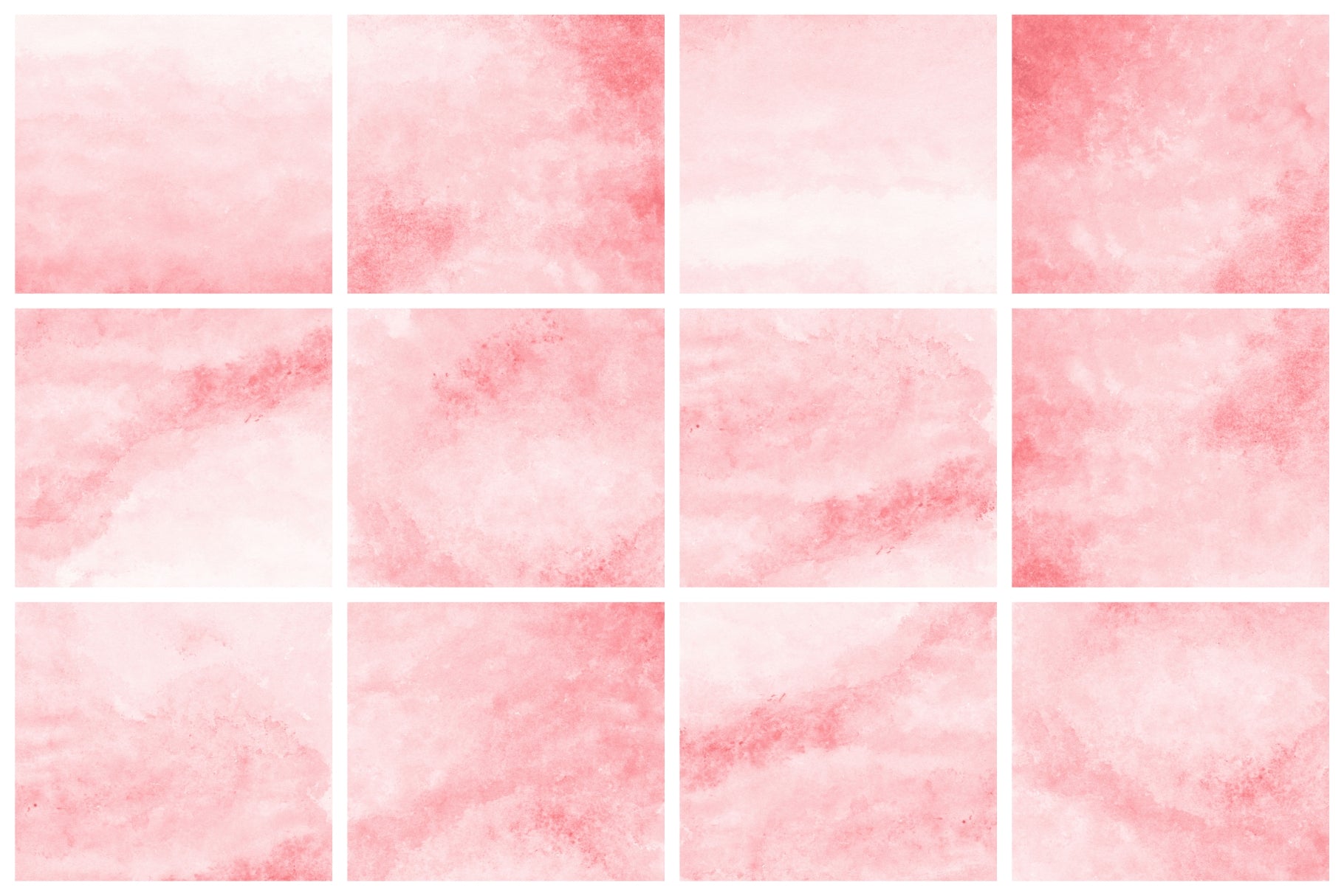 Watercolor Texture Backgrounds 01 Coral Red Watercolor Textures