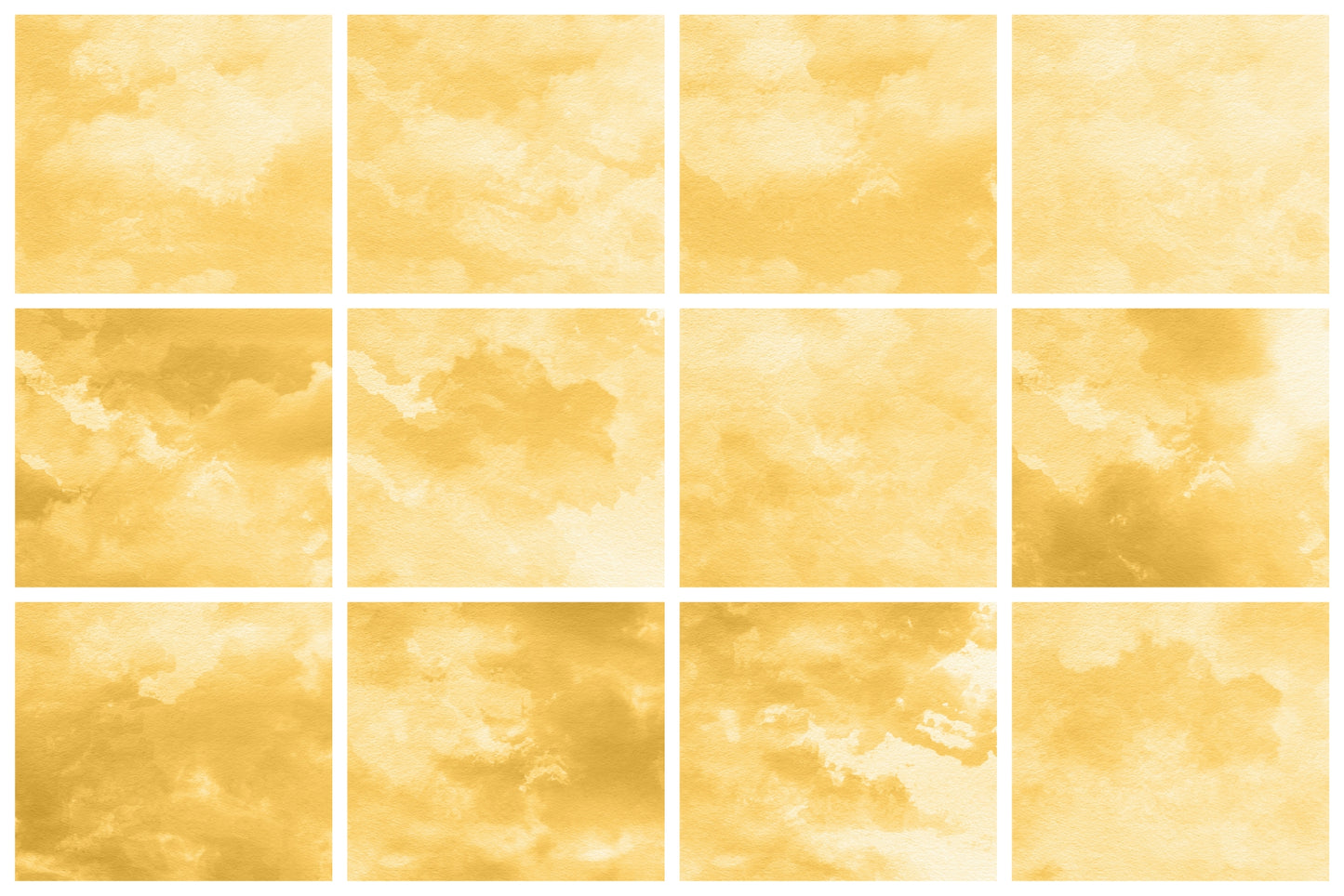 Watercolor Texture Backgrounds 02 Yellow Gold Watercolor Textures